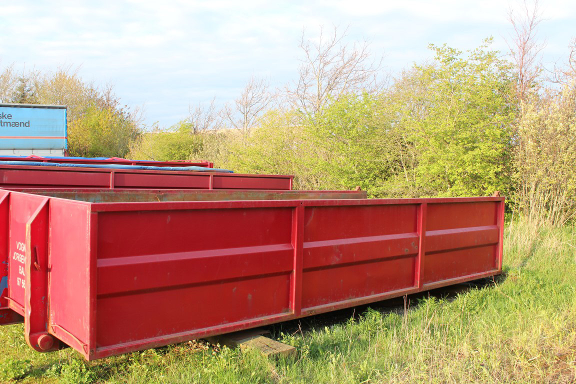 Lukkede containere fra 12 kubik og opefter